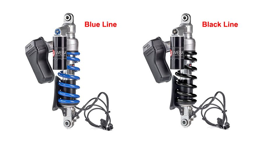 BMW R 1250 GS & R 1250 GS Adventure Wilbers suspension type 645 Plug & Play WESA Dynamic Feedback arrière