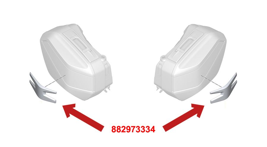 BMW R1300RT Protection pour valises Touring