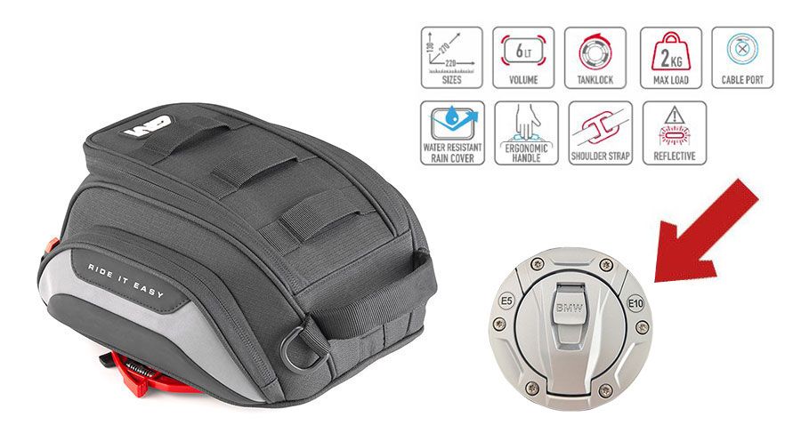BMW R1300GS & Adventure Sacoche de réservoir Easy BAG