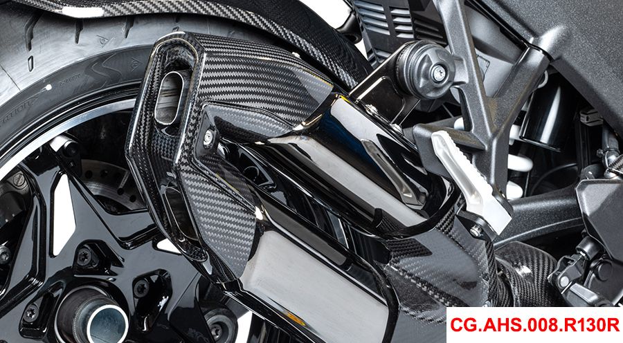BMW R1300R Kit d'embouts d'échappement en carbone