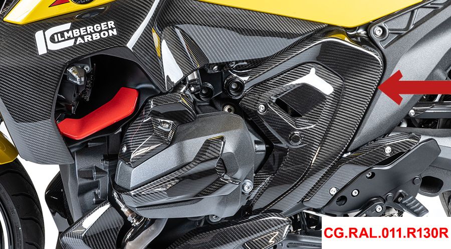 BMW R1300R Protection en carbone pour cadre