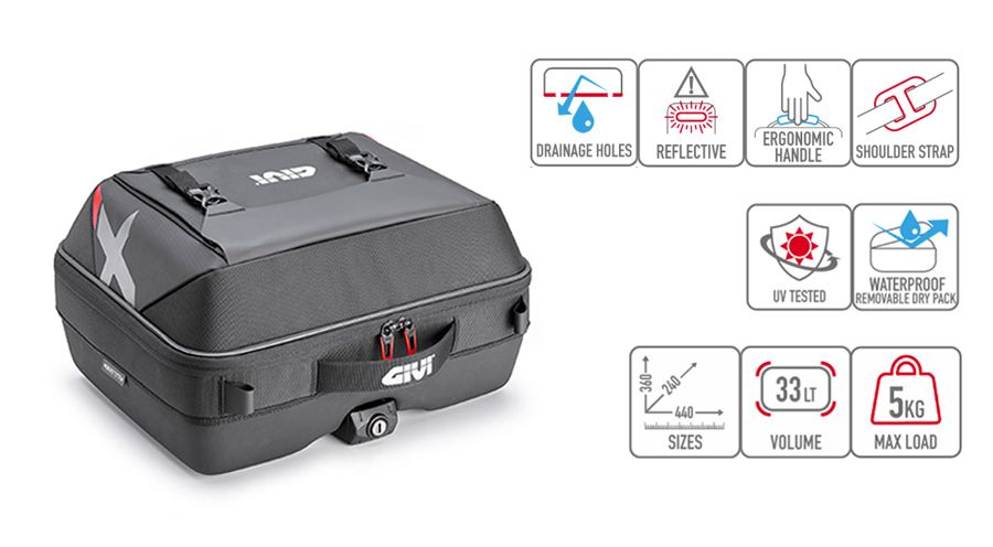 BMW R 1250 RS Sacoche arrière / latérale X-Line