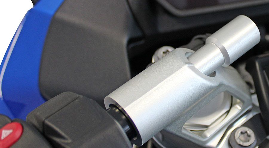 BMW R1300RT Adaptateur pour fixation guidon tubulaire