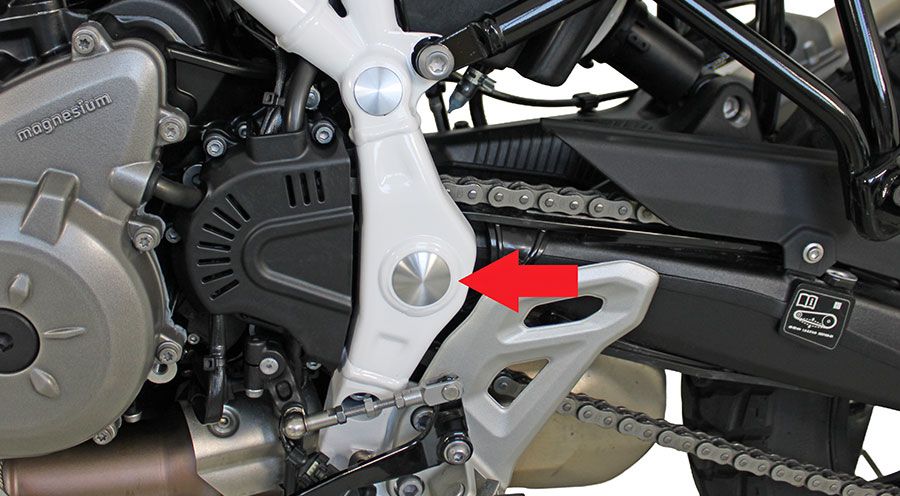 BMW F450GS Couvercle de bras oscillant