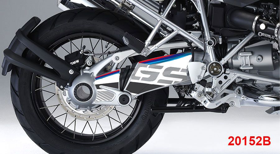 BMW R1200GS (04-12), R1200GS Adv (05-13) & HP2 Autocollants bras oscillant