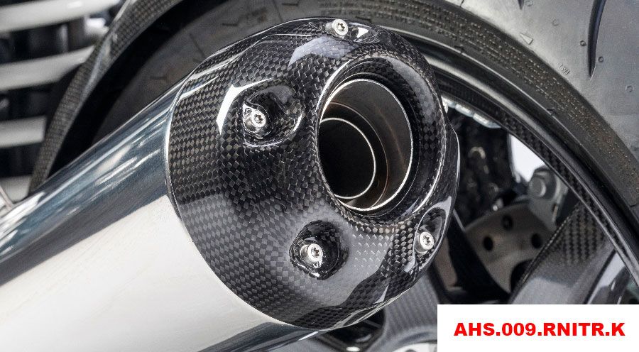 BMW R nine T Embout de fermeture pour l'échappement en carbone