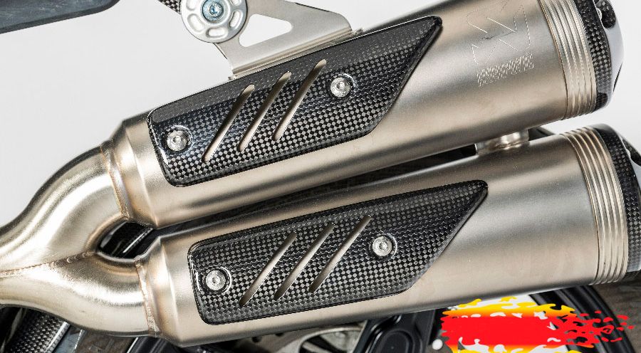BMW R nine T Protège Échappement Carbone