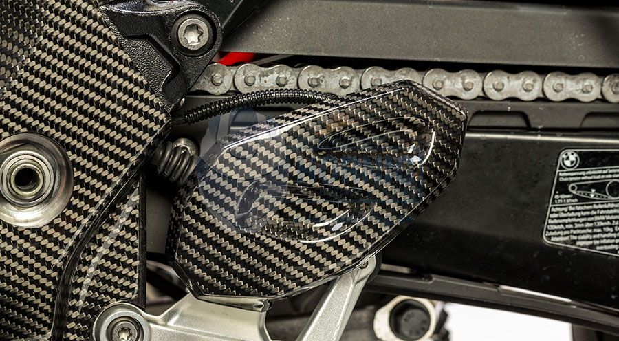 BMW S 1000 XR (2015-2019) Protège Talon en Fibre de Carbone - gauche