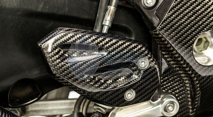 BMW S 1000 XR (2015-2019) Protège Talon en Fibre de Carbone - droite