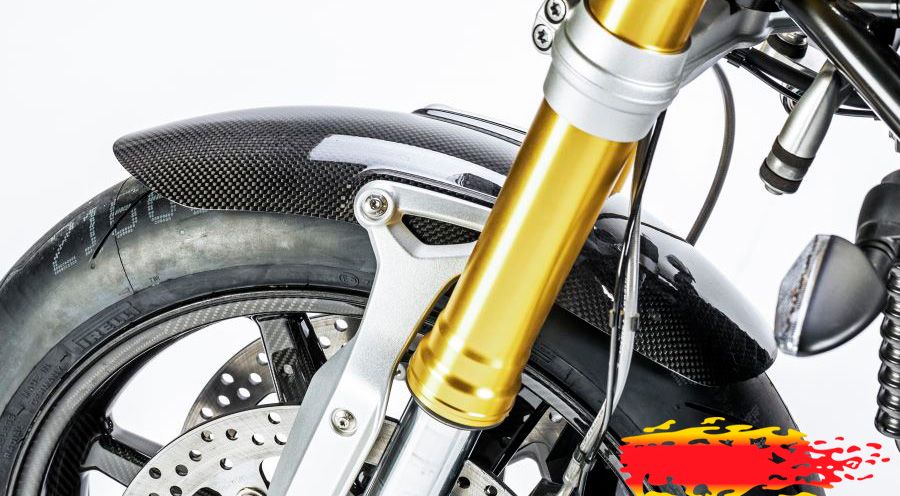 BMW R nine T Garde-Boue Avant en Carbone (design original)