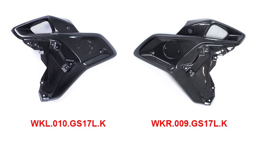 BMW R 1200 GS LC (2013-2018) & R 1200 GS Adventure LC (2014-2018) Admission d'air Carbone