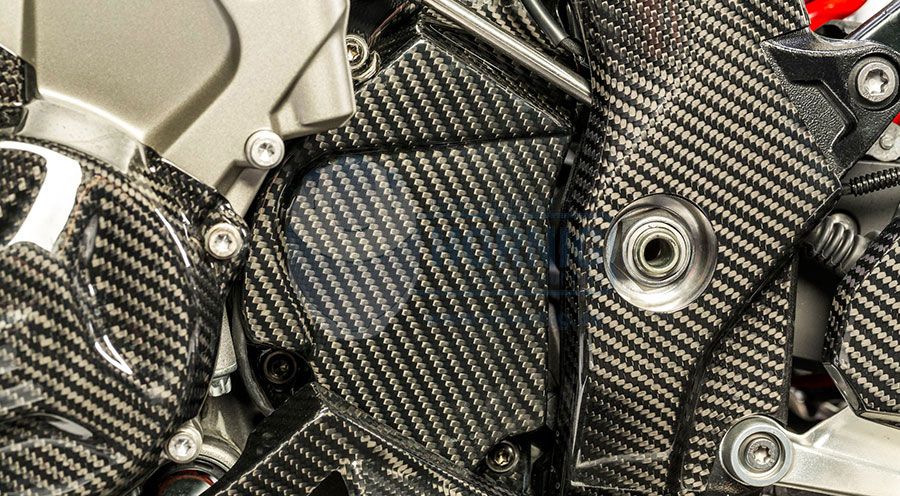 BMW S 1000 XR (2015-2019) Cache Pignon Avant Carbone