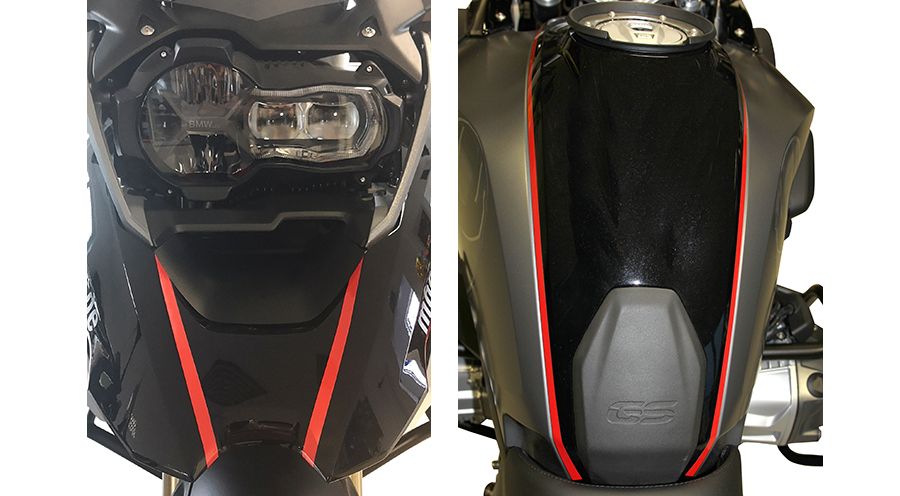 BMW R 1200 GS LC (2013-2018) & R 1200 GS Adventure LC (2014-2018) Ensemble d'autocollants de décoration