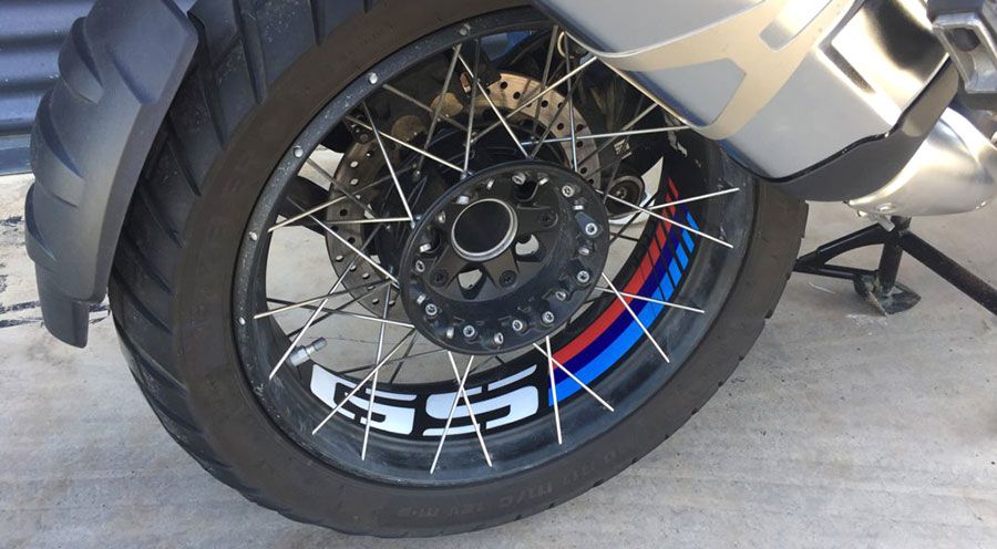 BMW R 1200 GS LC (2013-2018) & R 1200 GS Adventure LC (2014-2018) Autocollants de jante