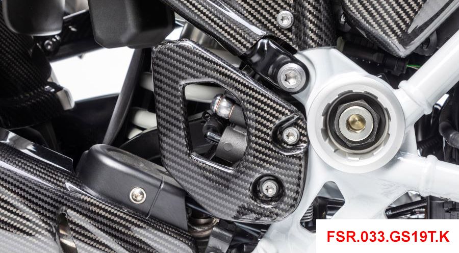 BMW R 1250 GS & R 1250 GS Adventure Protège Talon en Fibre de Carbone - droite