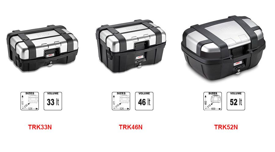 BMW R 1250 GS & R 1250 GS Adventure Valises Trekker GIVI Topcase