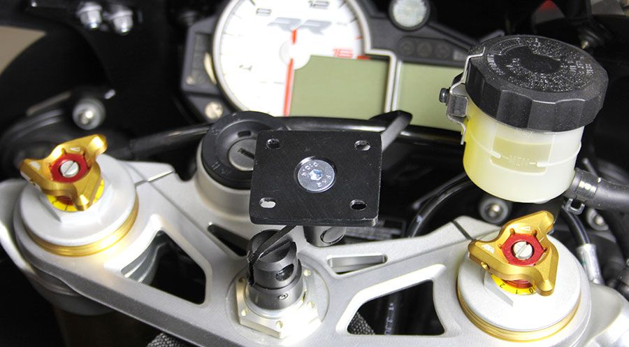 BMW S1000RR (2009-2018) Fixation GPS avec Plaque
