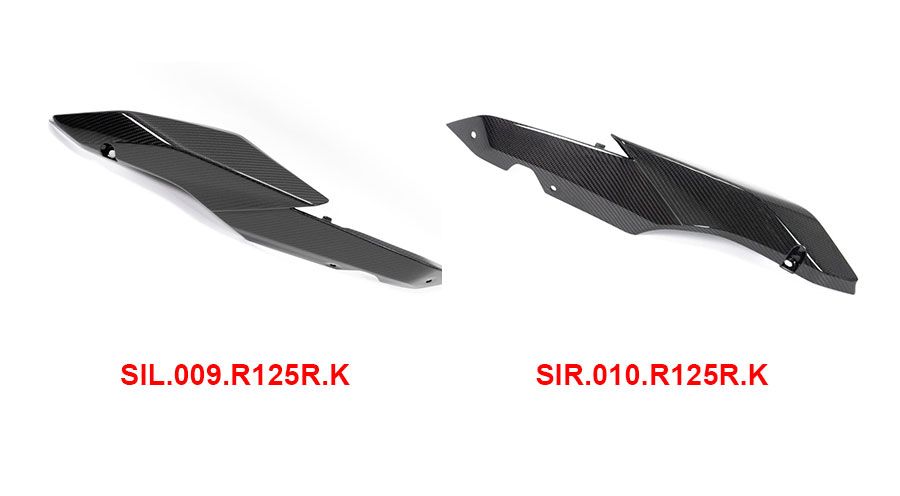BMW R 1250 R Kit Carénage Arrière en Carbone