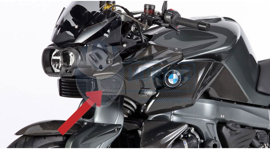 BMW K1300R Entrée d'Air Carbone