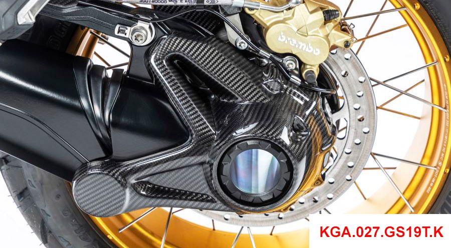 BMW R 1250 RS Protège Boîtier Cardan en Carbone (Montage sans garde-boue arrière)