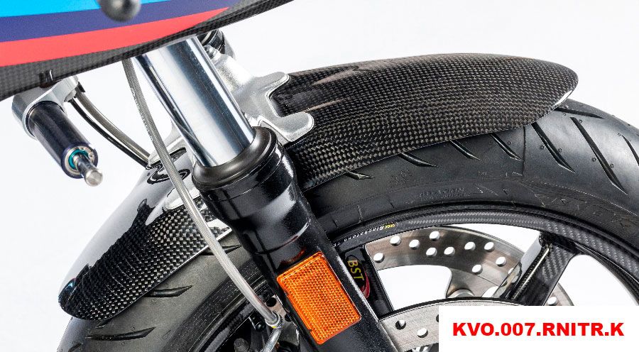 BMW R nine T Garde-Boue Avant en Carbone