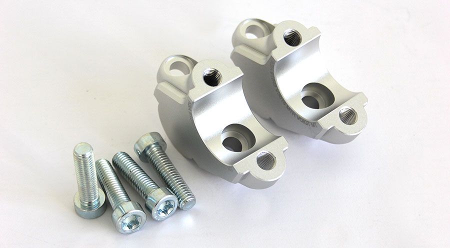BMW F650GS (08-12), F700GS & F800GS (08-18) Réhausseurs de guidon avec déplacement