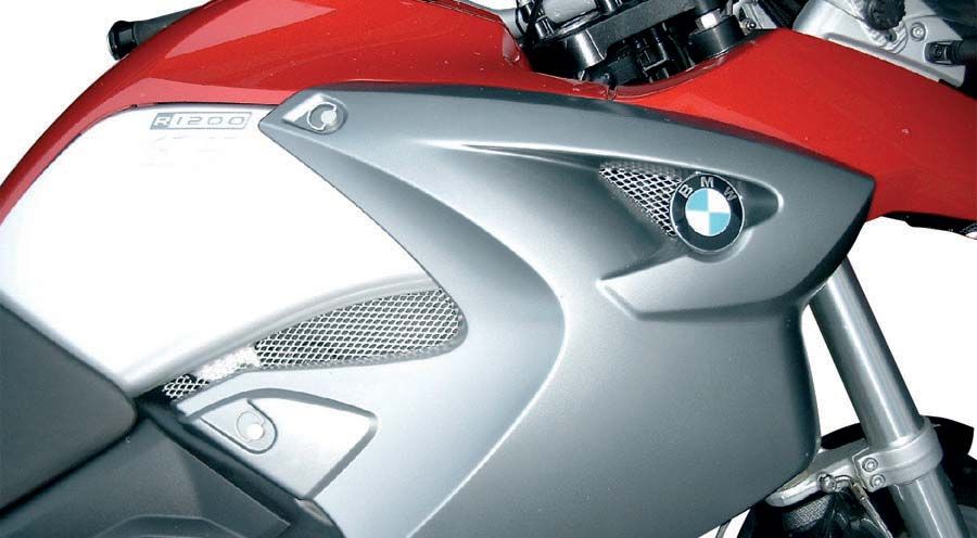 BMW R1200GS (04-12), R1200GS Adv (05-13) & HP2 Calandre réservoir en acier inoxydable