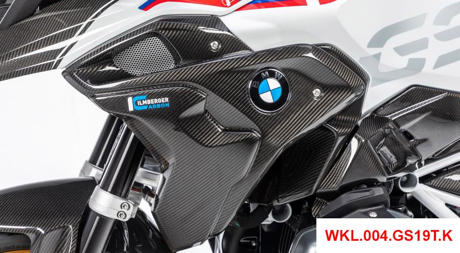 BMW R 1250 GS & R 1250 GS Adventure Admission d'air Carbone, côté gauche (comprenant aileron)
