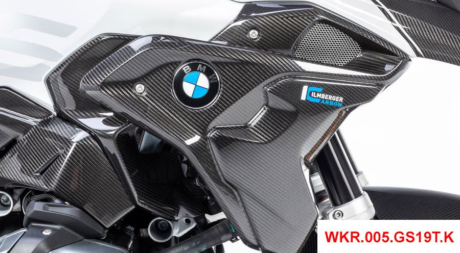 BMW R 1250 GS & R 1250 GS Adventure Admission d'air Carbone, côté droit (comprenant aileron)