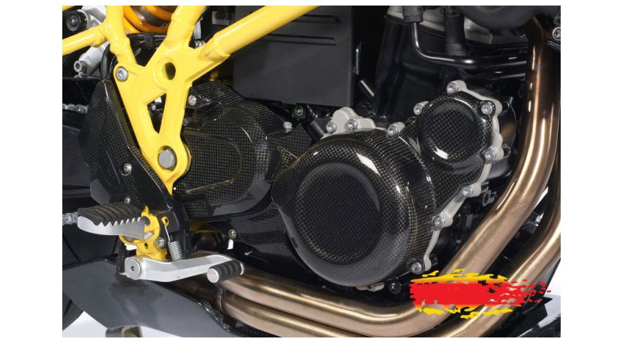 BMW F650GS (08-12), F700GS & F800GS (08-18) Couverture alternateur des protecteurs du carbone grande