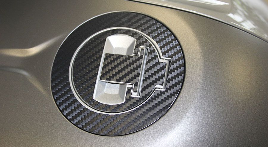 Protège-Bouchon-Réservoir d'Essence 3D Look Carbone pour BMW R 1250 RT