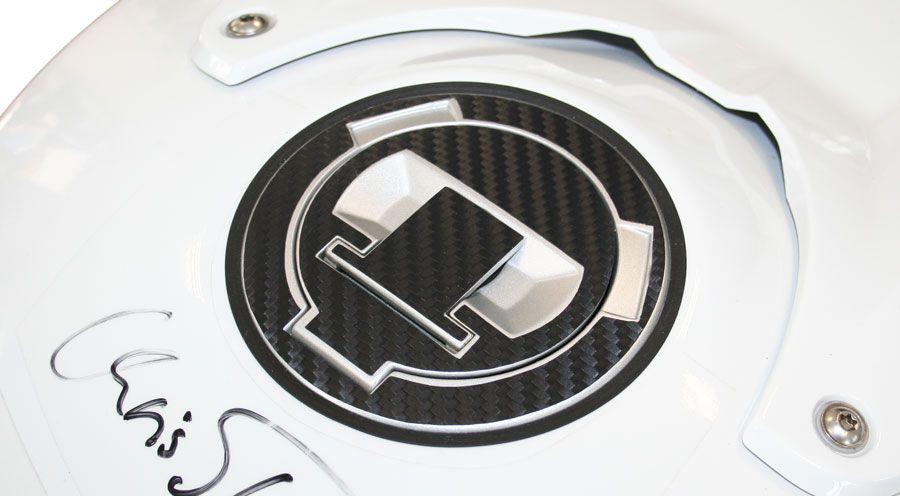 Protège-Bouchon-Réservoir d'Essence 3D Look Carbone pour BMW K1300GT