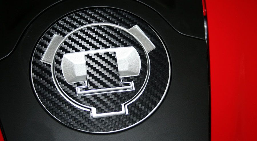 BMW R1200S & HP2 Sport Bouchon d' Essence-Bloc 3D-Style Carbone