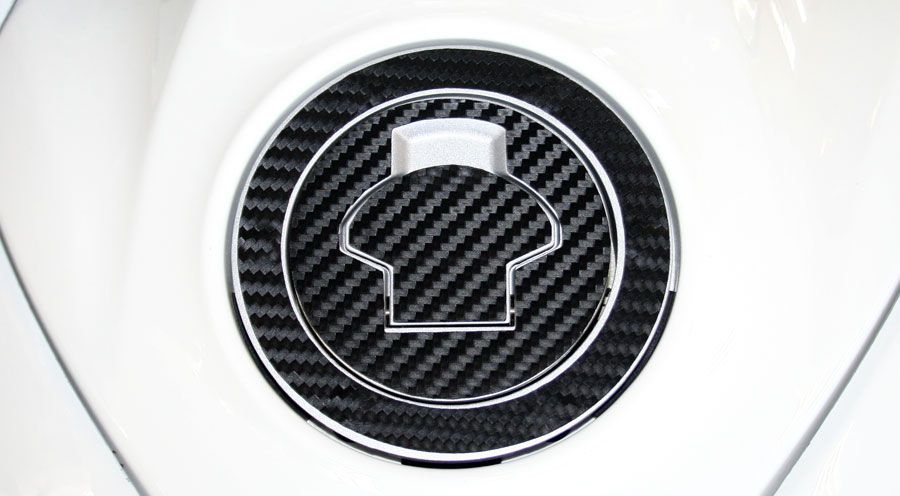 BMW K1200GT (2006-2008) Bouchon d' Essence-Bloc 3D-Style Carbone