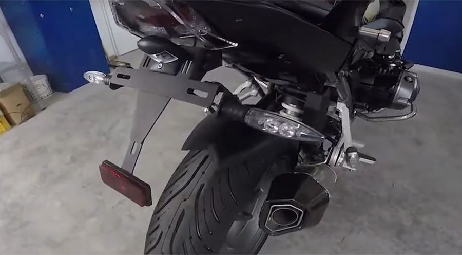 BMW R 1250 R Support de plaque d'immatriculation