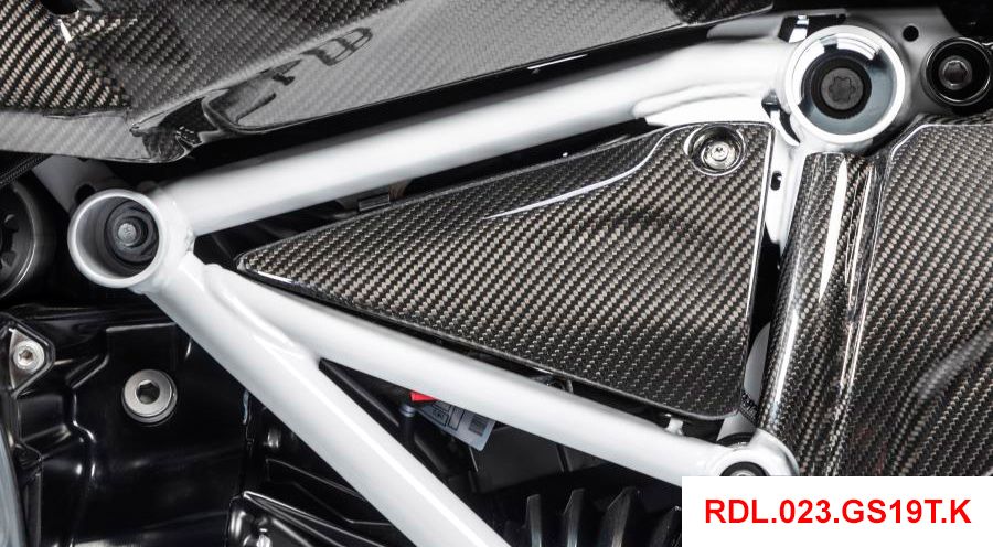 BMW R 1250 RS Couvercle Triangle en Carbone, côté gauche