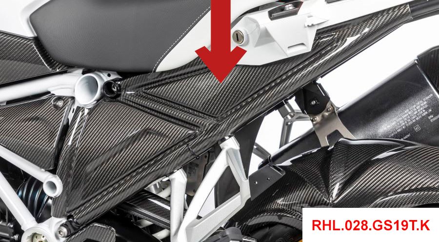 BMW R 1250 GS & R 1250 GS Adventure Protège Sous-Cadre en Carbone, côté gauche