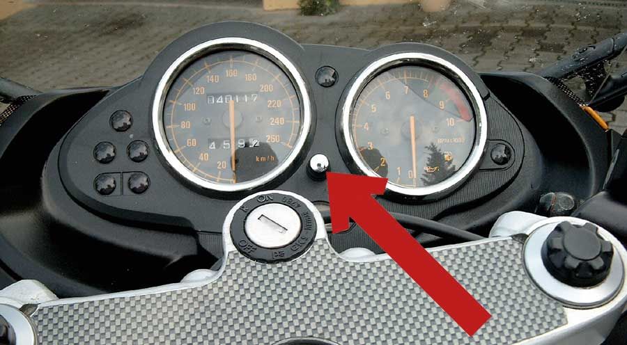 BMW R1100S Anneau chromé V pour indicateur de vitesse