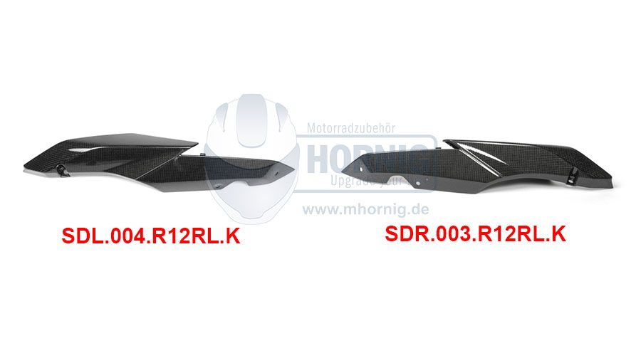 BMW R 1200 R, LC (2015-2018) Kit Carénage Arrière en Carbone 