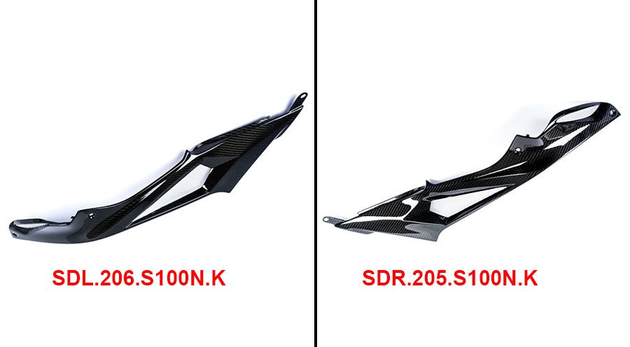 BMW S1000R (2014-2020) Panneaux latéraux de réservoir