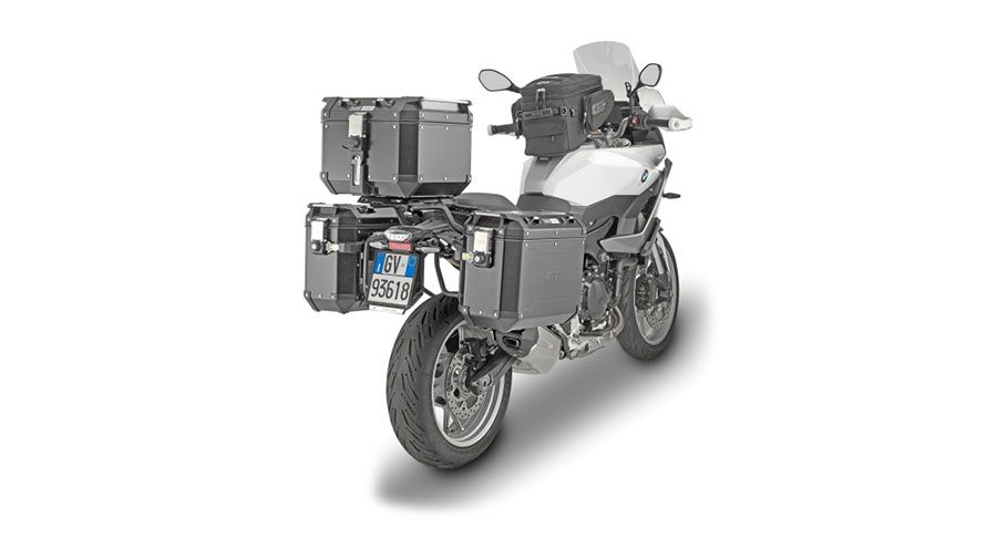 BMW F900XR Montage Sacs latéraux Trekker Outback