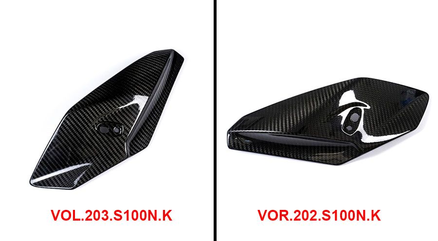 BMW S1000R (2014-2020) Pare-brise en Carbone, côté du tableau de bord
