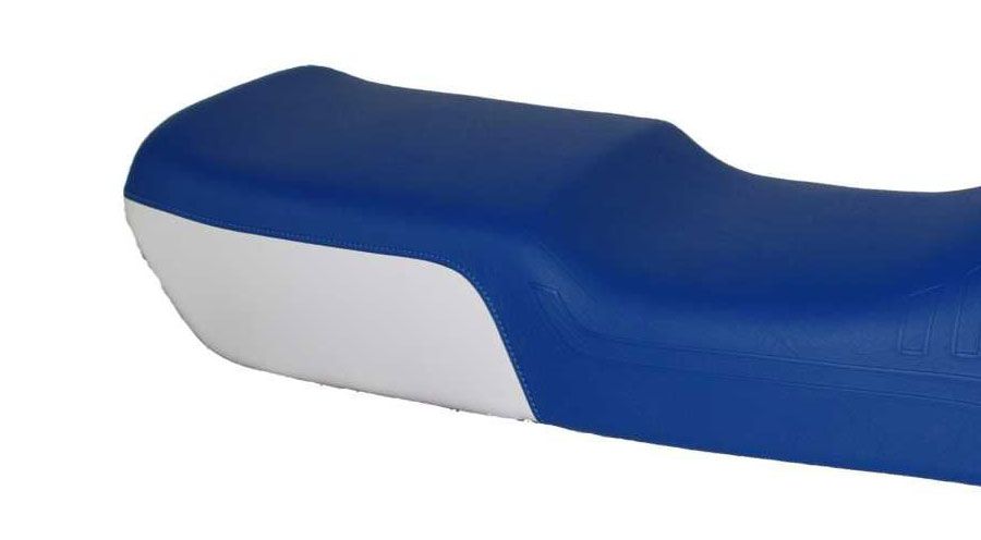 BMW R 80 Model Housse de selle GS blanc-bleu, haute
