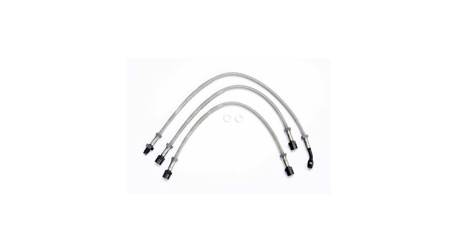 BMW R 80 Model Flexible de frein en acier inoxydable tressé (3-pièces)