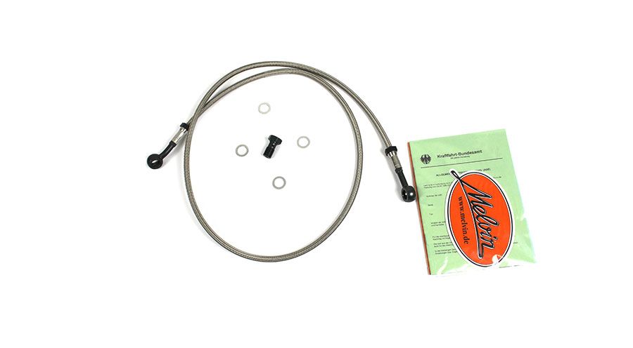 BMW R 80 Model Flexible de frein en acier inoxydable tressé (une pièce)
