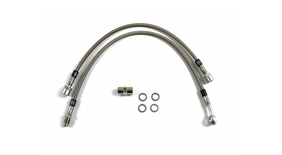 BMW R 100 Flexible de frein en acier inoxydable tressé (2 pièces)