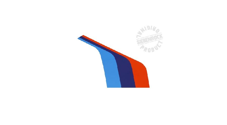 BMW R 80 Model Autocollant bleu-violet-rouge, côté droit
