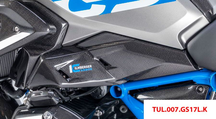 BMW R 1200 GS LC (2013-2018) & R 1200 GS Adventure LC (2014-2018) Panneau de Réservoir inférieur en Carbone