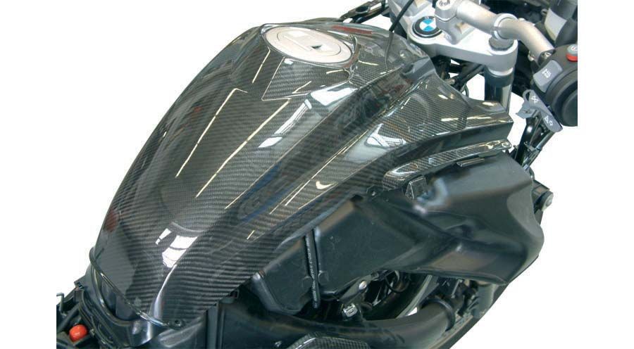 BMW R1200GS (04-12), R1200GS Adv (05-13) & HP2 Protège Réservoir Central en Carbone