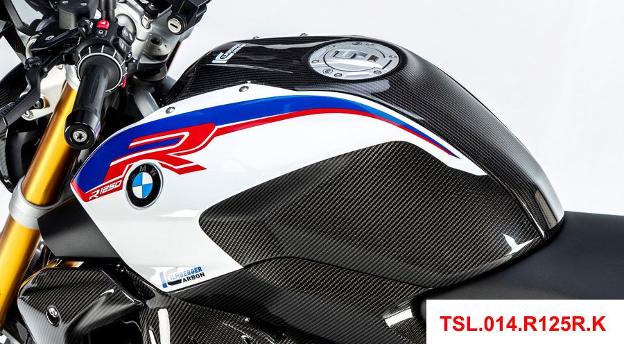 BMW R 1250 R Couvercle Latéral du Réservoir en Carbone